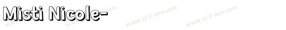Misti Nicole字体转换